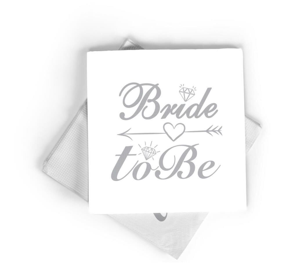 BRİDE TO BE BASKILI KAĞIT PEÇETE