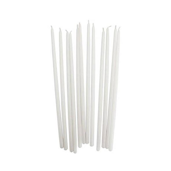 UZUN BEYAZ MUM (8 Lİ) ( 30 CM )