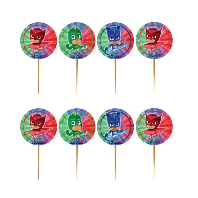 Pj Masks Lisanslı Kürdan (10 Ad)