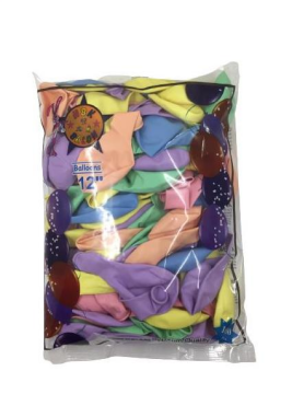 Makaron 12'' Balon Karışık Renk (Hbk)