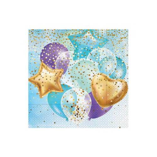 UÇAN BALONLAR MAVİ KAĞIT PEÇETE