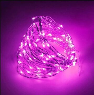 PERİ LED 10 METRE - PEMBE