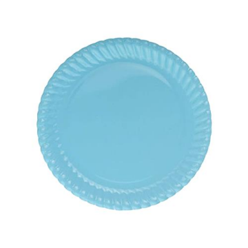 Açık Mavi Karton Tabak ( 8 Adet )