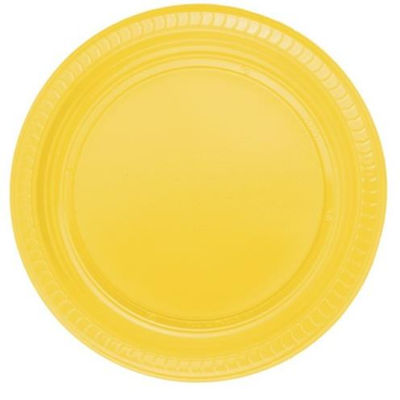 Sarı Karton Tabak