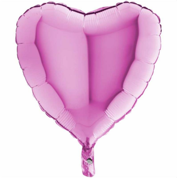 HEART 18'' FUSHİA (SOLİDE)