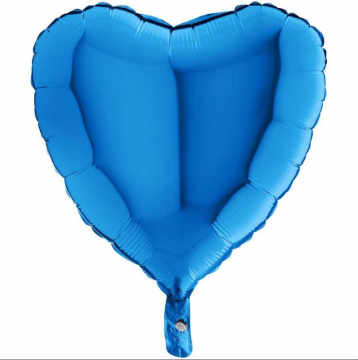 HEART 18'' BLUE (SOLİDE)