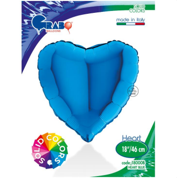 HEART 18'' BLUE (SOLİDE)