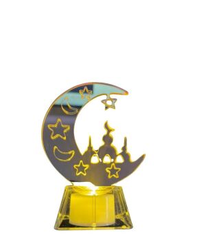 RAMAZAN LEDLİ AYNA TEALİGHT 10CM