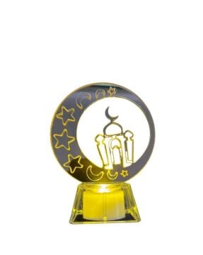 RAMAZAN LEDLİ AYNA TEALİGHT 10CM