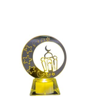 RAMAZAN LEDLİ AYNA TEALİGHT 10CM
