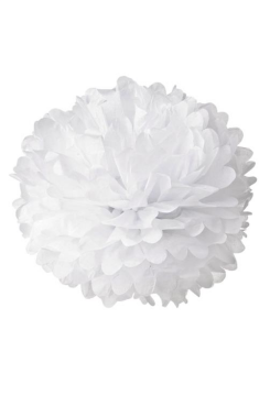 Ponpon Süs Kirli Beyaz