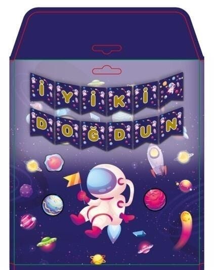 UZAY BASKILI İYİ Kİ DOĞDUN BANNER