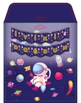 UZAY BASKILI İYİ Kİ DOĞDUN BANNER