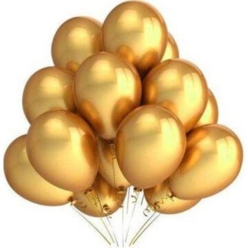 12'' GOLD METALİK  BALON ( B.E. )