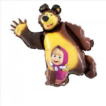 Masha İle Koca Ayı Folyo Balon Supershape