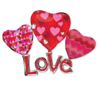 Floating Love Multi Folyo Balon 58''