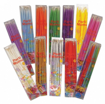 Yaş Günü Parti Mum ( 20 Li )