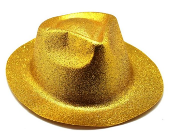 Büyük Simli Plastik Şapka