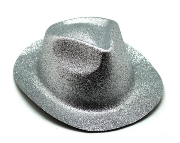 Büyük Simli Plastik Şapka