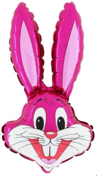 Tavşan Folyo Balon Pembe