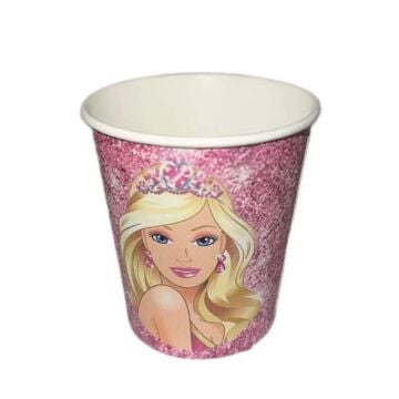 BARBİE KARTON BARDAK 8 Lİ