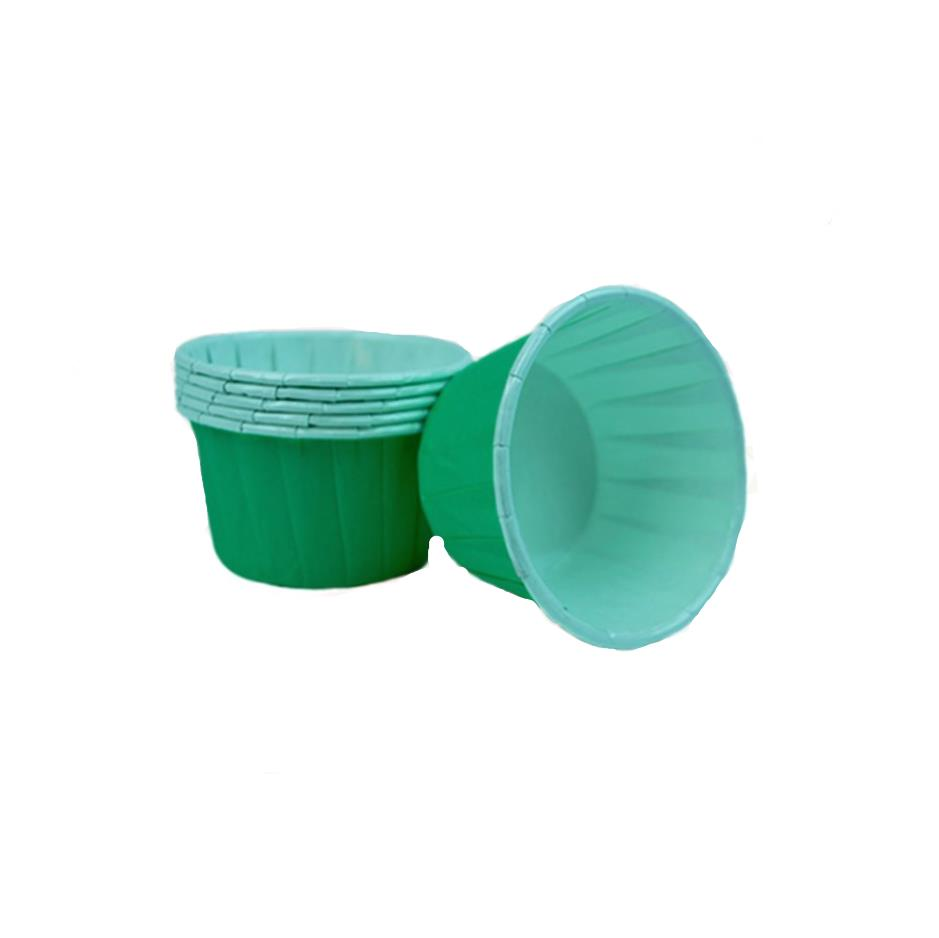 Yeşil Kek Kalıbı Küçük Boy 50 Adet