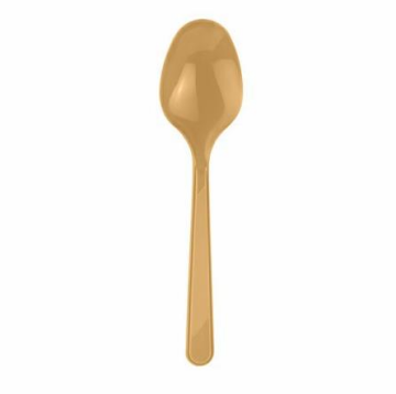 Gold Plastik Kaşık 10 Adet