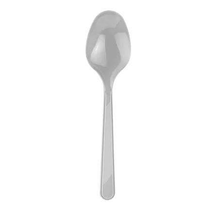 Gümüş Plastik Kaşık 10 Adet