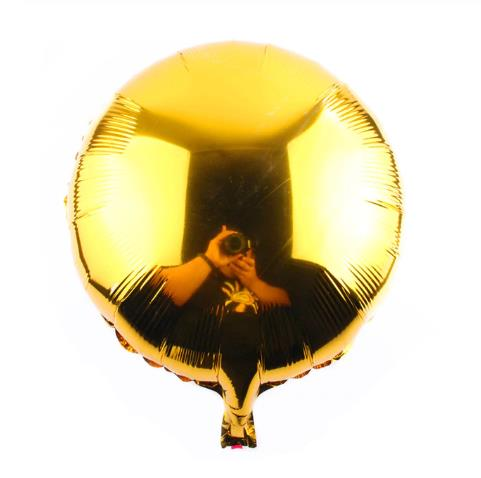 18'' YUVARLAK GOLD FOLYO BALON