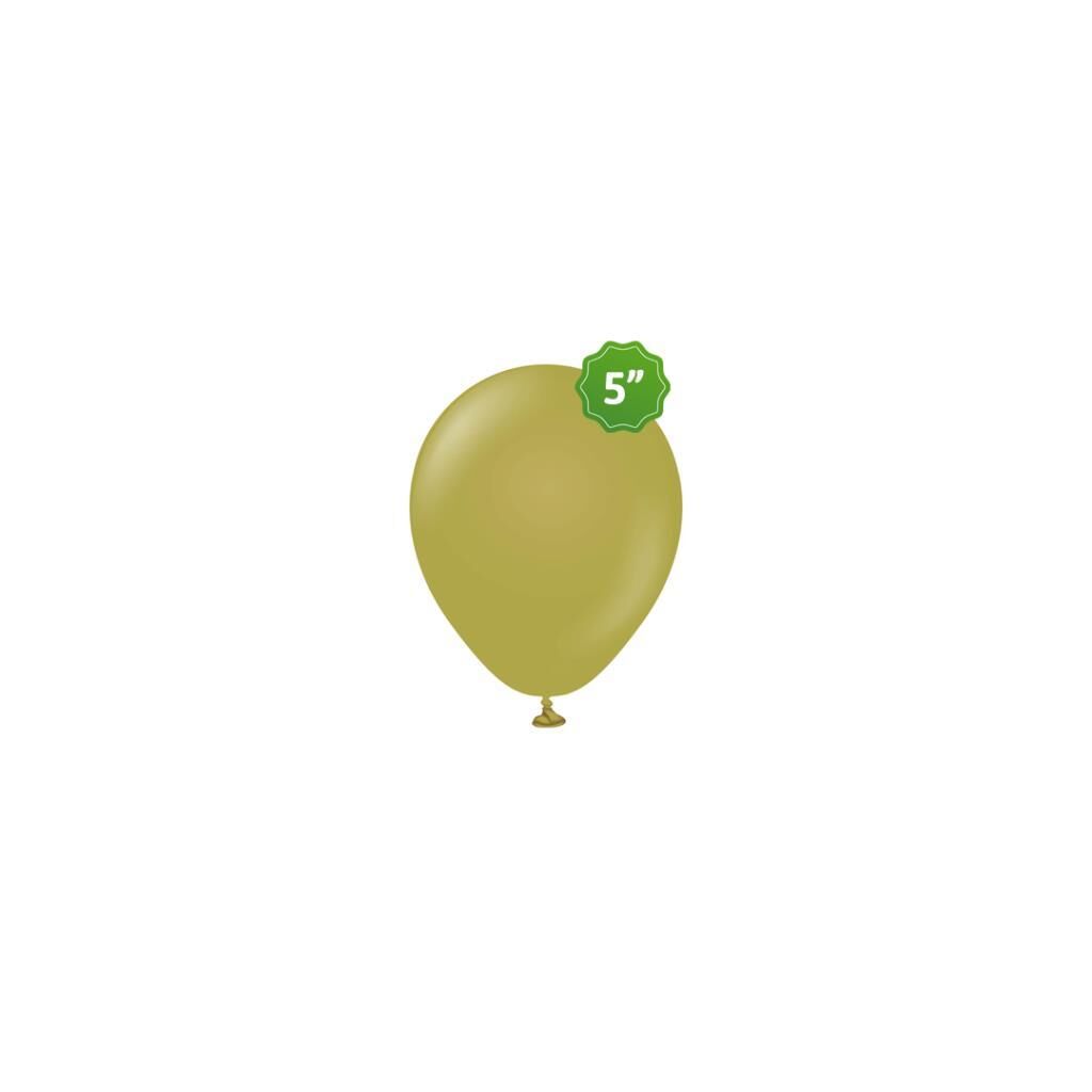 5'' RETRO BALON ZEYTİN