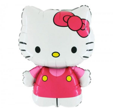 Hello Kitty Folyo Balon Pembe 30''