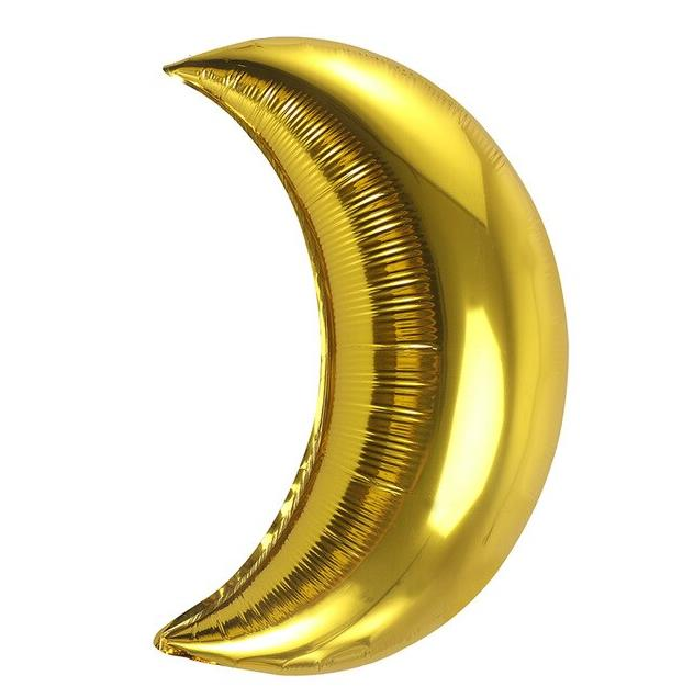 Yarım Ay Folyo Balon Gold 45 Cm 18''