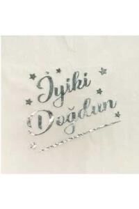 GÜMÜŞ İYİ Kİ DOĞDUN VARAK BASKILI KAĞIT PEÇETE