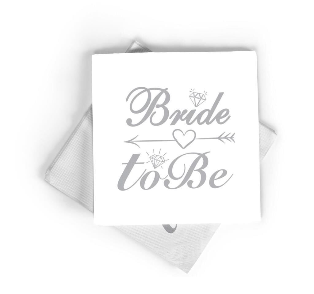 BRİDE TO BE BASKILI KAĞIT PEÇETE