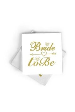 BRİDE TO BE BASKILI KAĞIT PEÇETE