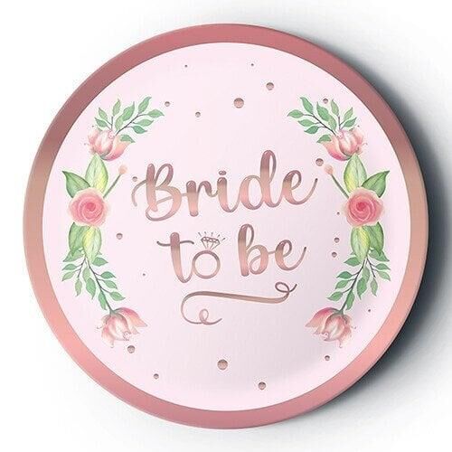 BRİDE TO BE KARTON TABAK 8 Lİ