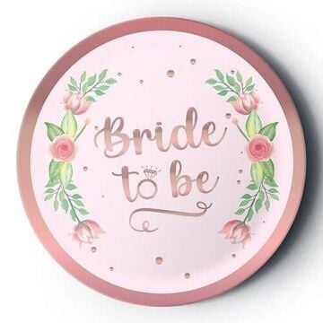 BRİDE TO BE KARTON TABAK 8 Lİ