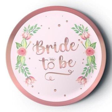 BRİDE TO BE KARTON TABAK 8 Lİ