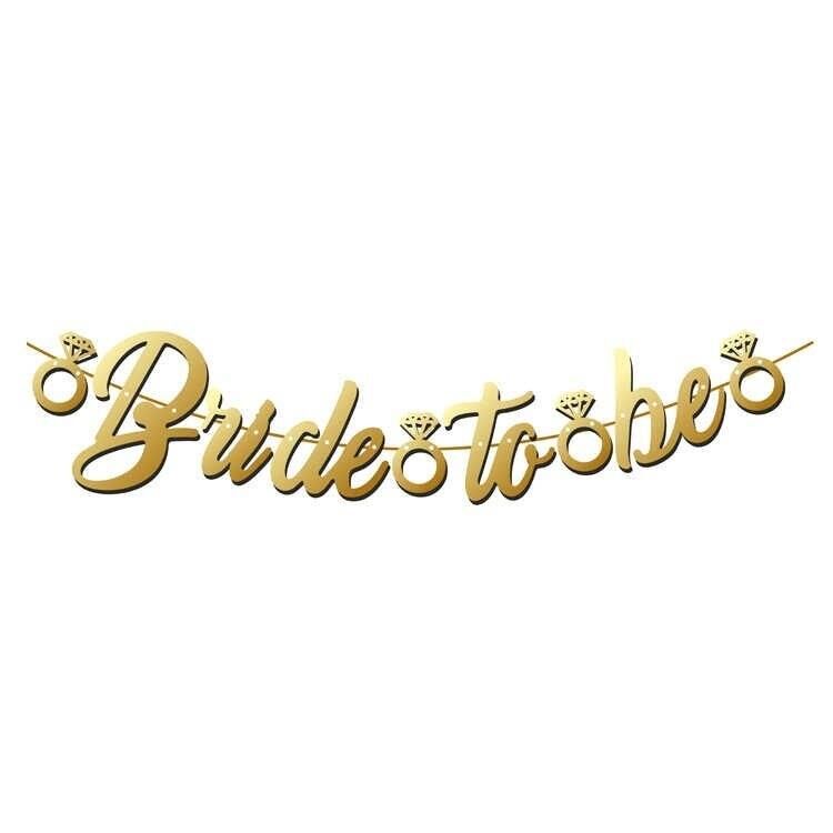 KALİGRAFİ BANNER BRİDE TO BE