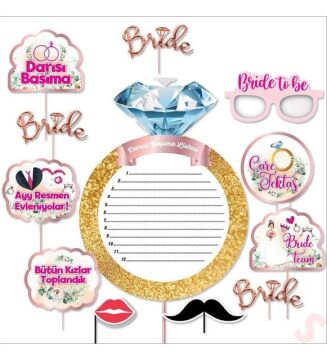 BRİDE KONUŞMA BALONU 12 Lİ