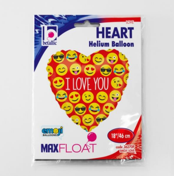 EMOJİ LOVE (18'' TWO SİDE) (PAKETLİ)