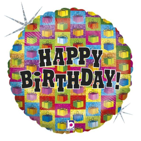Minik Hediye Paketleri Görselli Folyo Balon 18'' (Grabo)