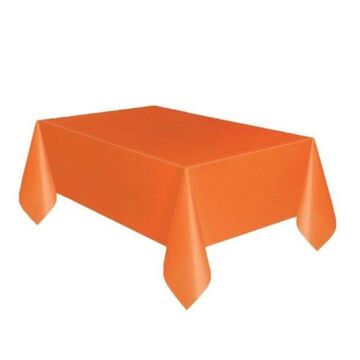 MASA ÖRTÜSÜ PLASTİK DÜZ TURUNCU
