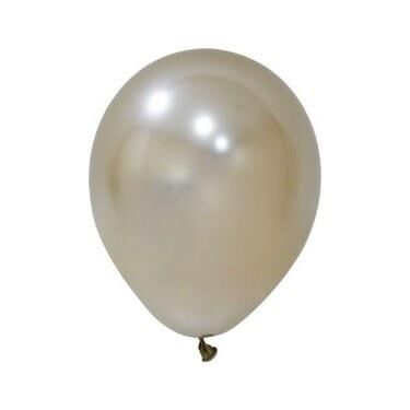 12'' KROM BEYAZ ALTIN BALON ( H.G.)