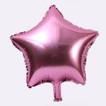 18'' YILDIZ PEMBE FOLYO BALON