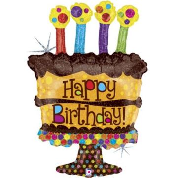 Çikolatalı Pasta Folyo Balon 34'' (Grabo)