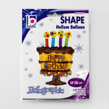 Çikolatalı Pasta Folyo Balon 34'' (Grabo)