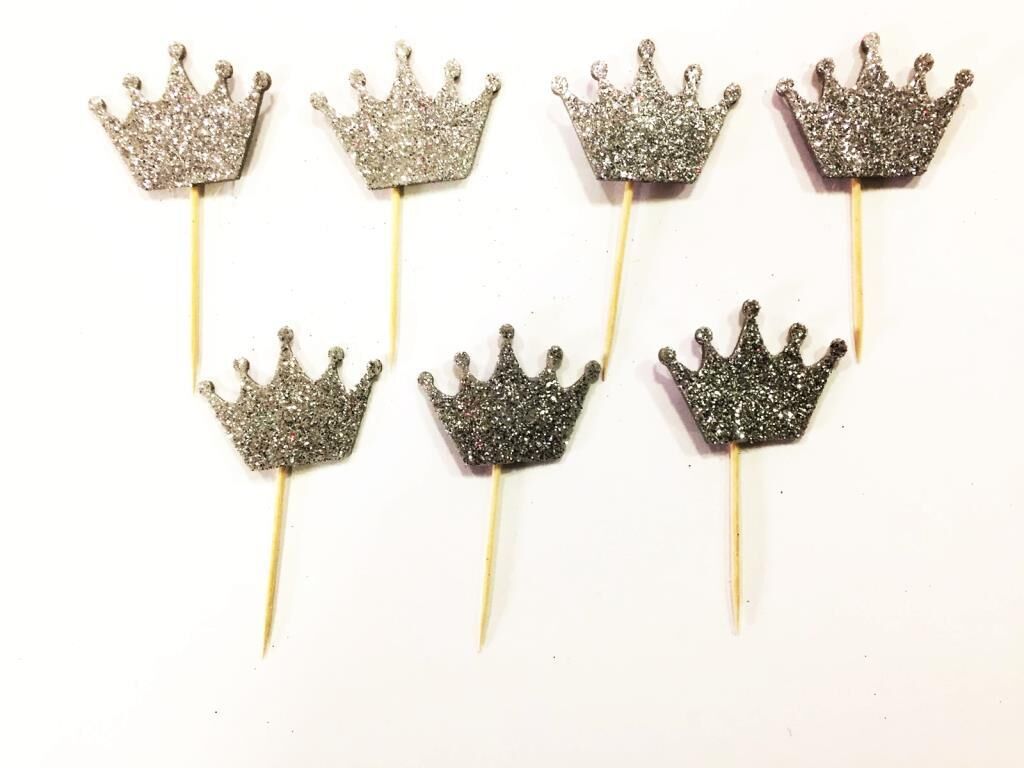 Simli Eva Taç Kürdan Gümüş 12 Adet