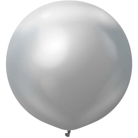 45'' METALİK SİLVER SÜSLEME BALONU