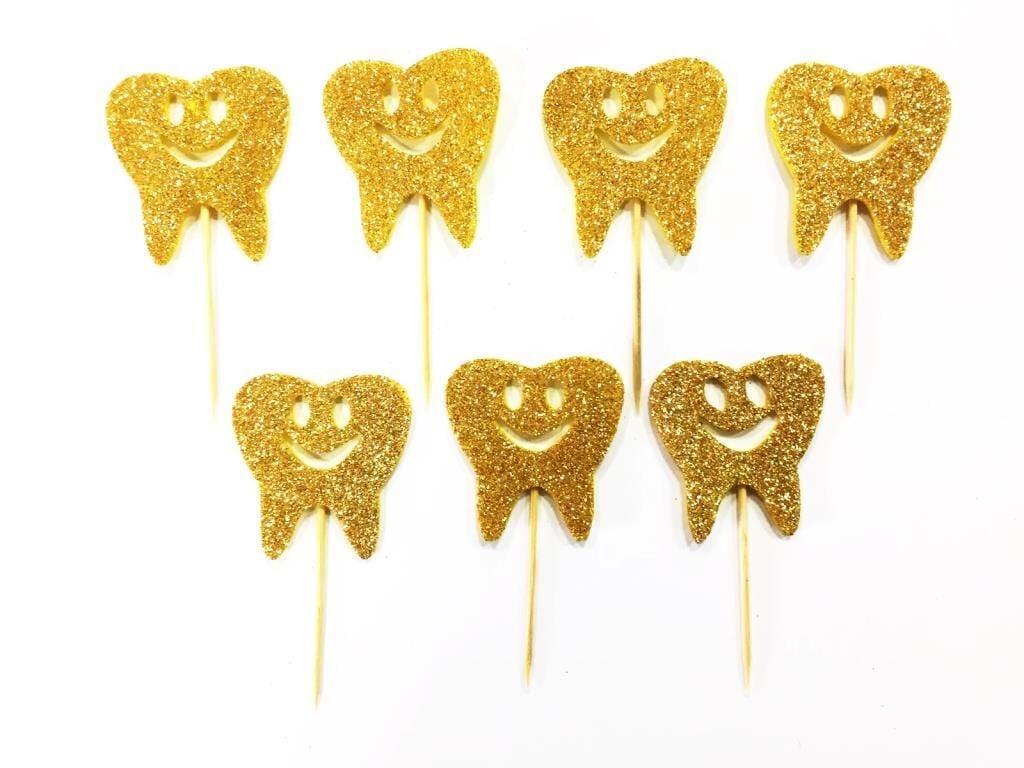 Simli Eva Diş Kürdan Gold 12 Adet